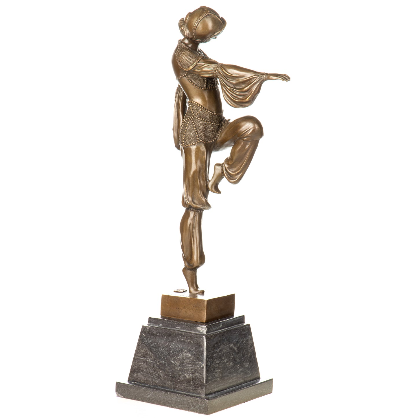Statue en Bronze Danseuse Art-déco d'après A.Godard