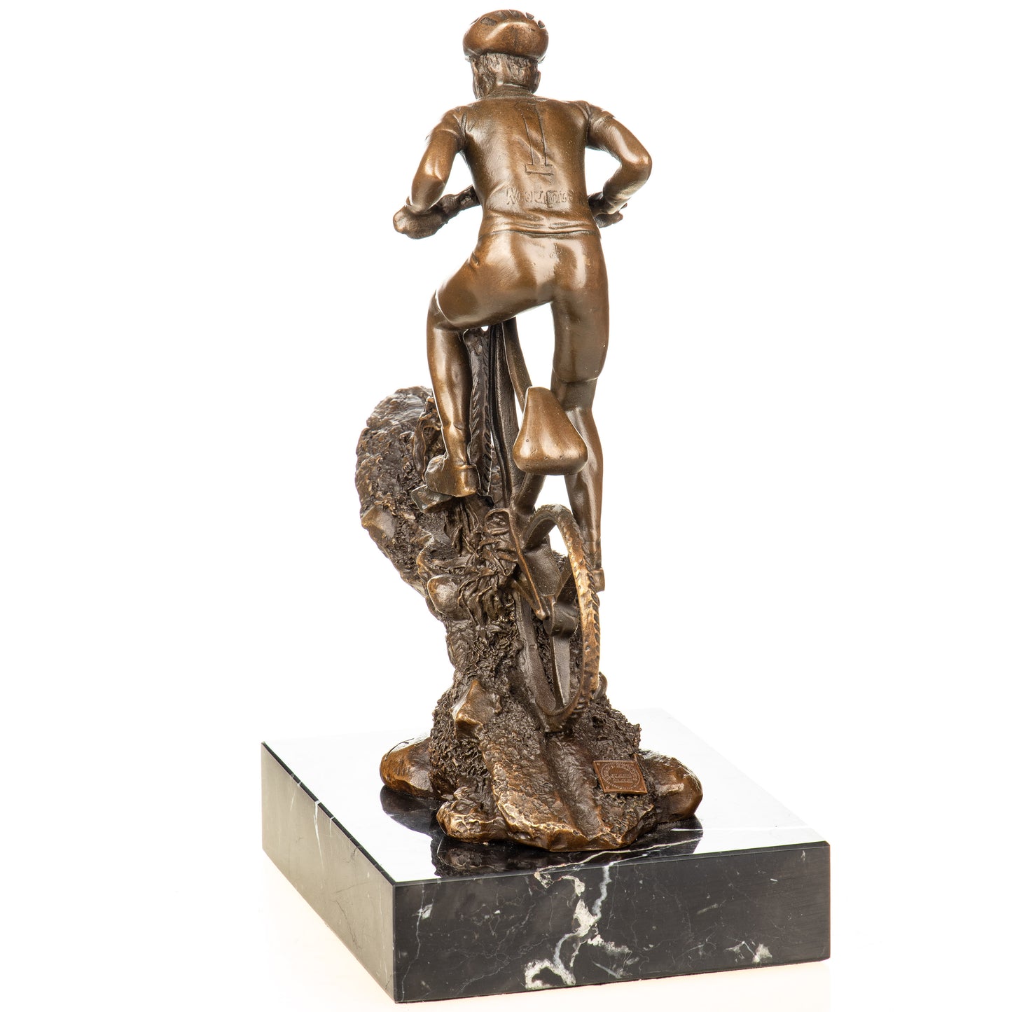 Statue en Bronze Vététiste