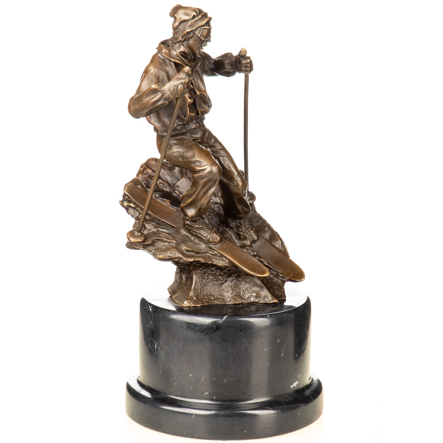 Statue en Bronze Skieur