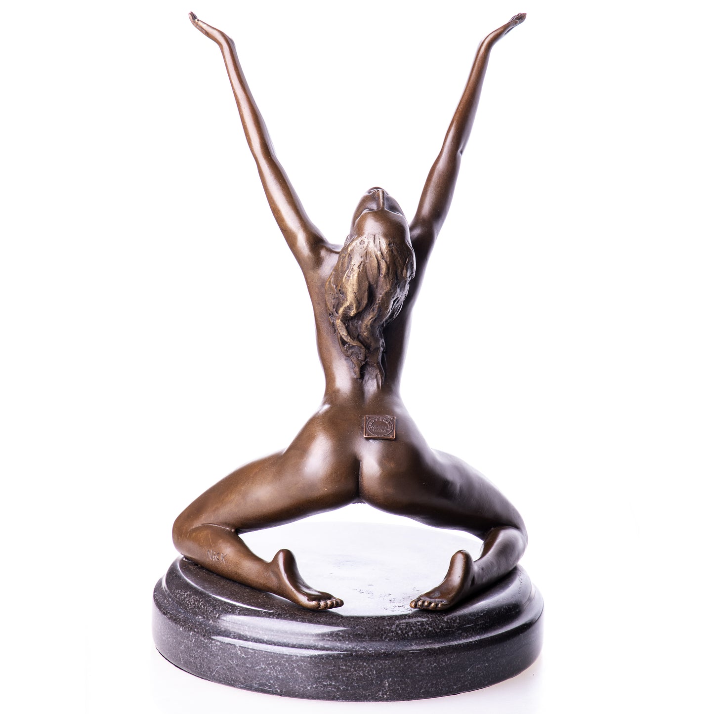 Statue en Bronze Femme nue à genoux