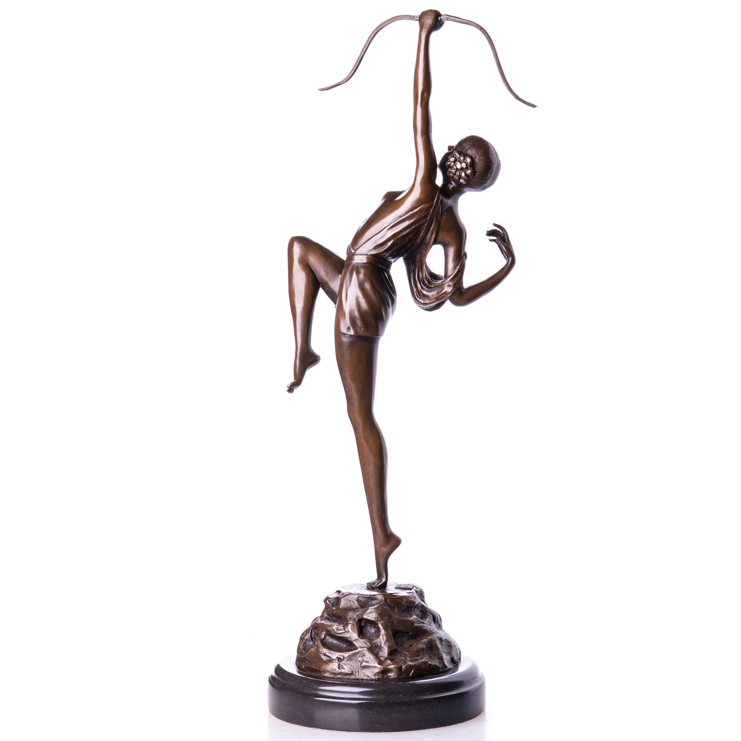 Statue en Bronze Diane avec un arc