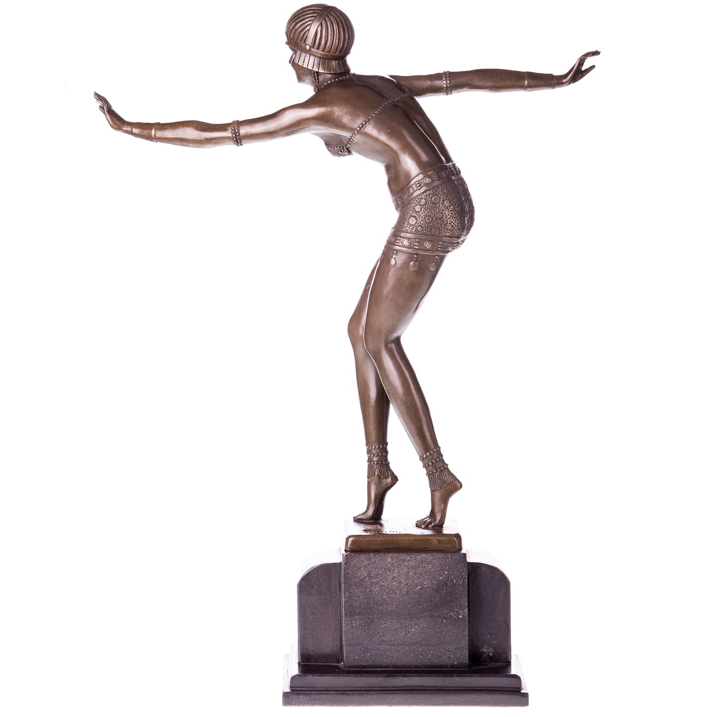 Statue en Bronze Danseuse Phénicienne d'après Chiparus