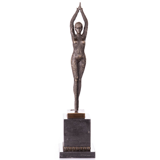 Statue en Bronze Danseuse Starfish d'après Chiparus