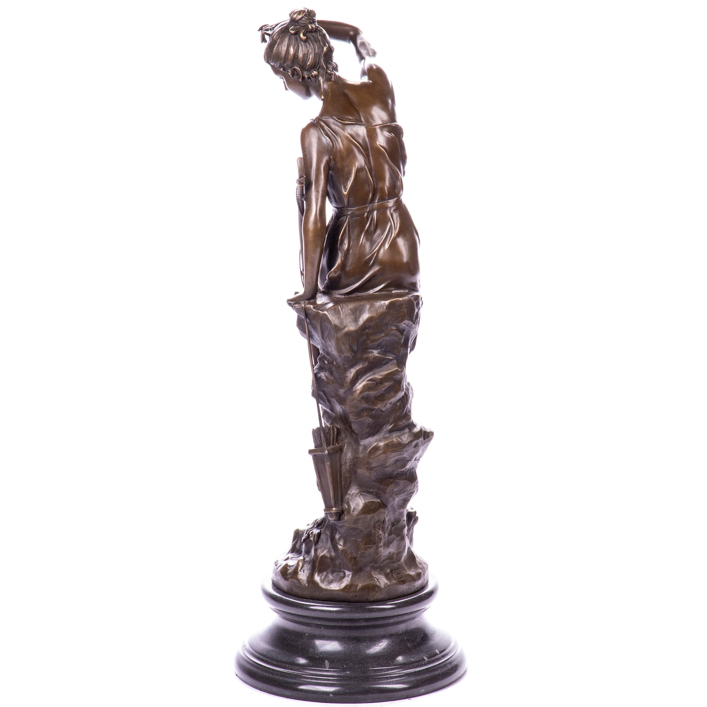 Sculpture en bronze Nymphe de Diane - La source
