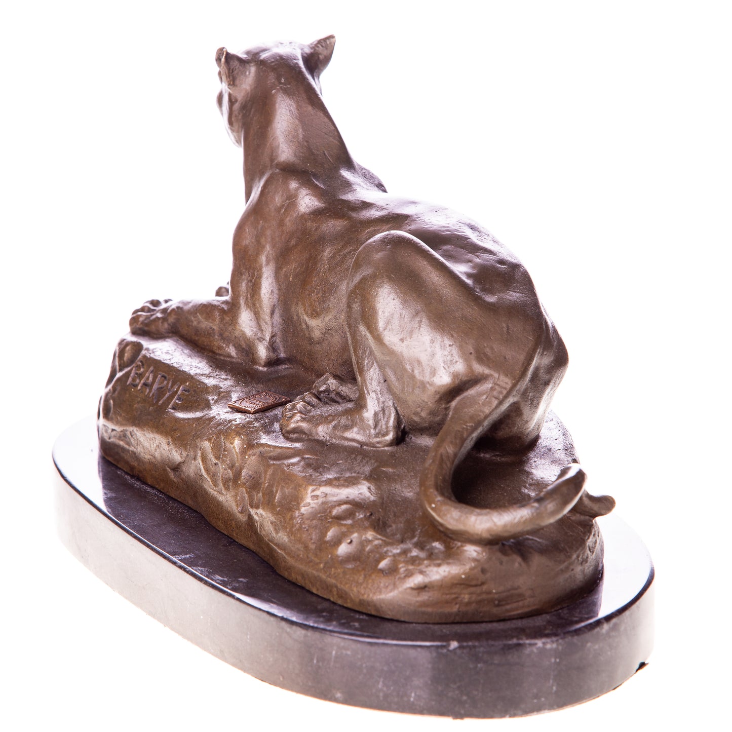 Sculpture en Bronze d'une Panthère de Tunis.