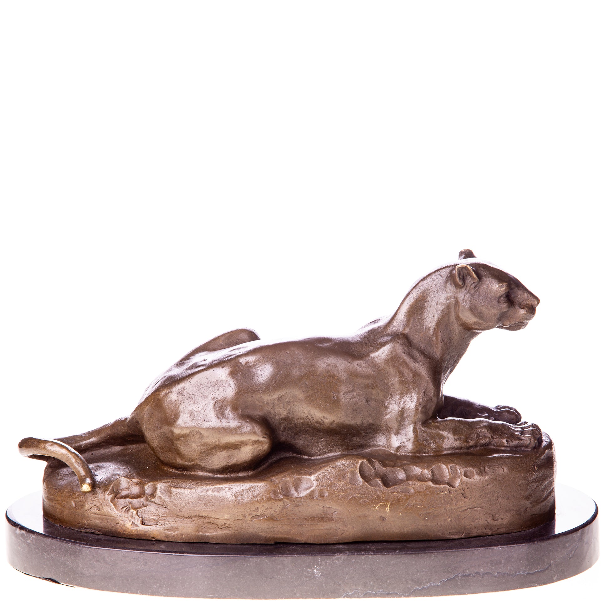 Sculpture en Bronze d'une Panthère de Tunis.