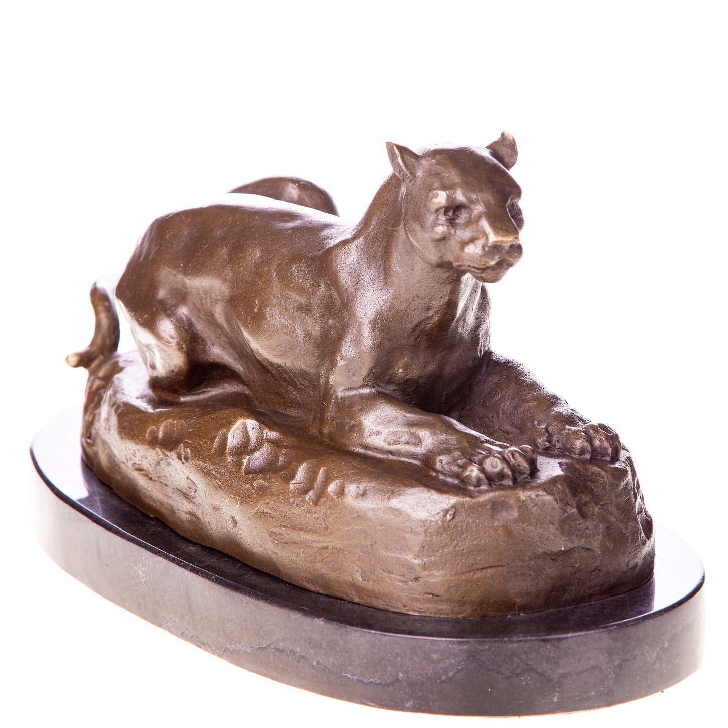 Sculpture en Bronze d'une Panthère de Tunis.