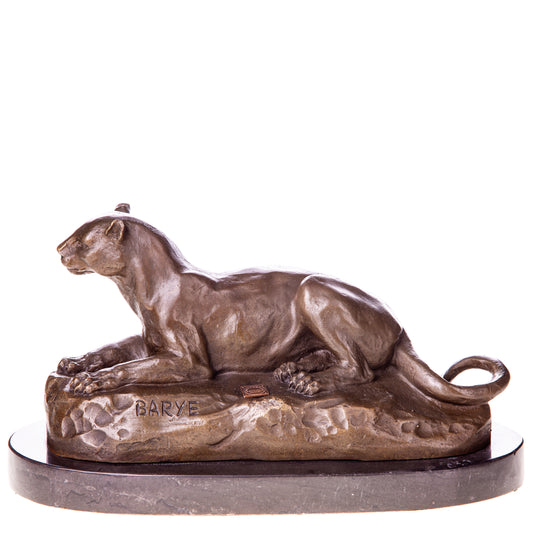 Sculpture en Bronze d'une Panthère de Tunis.
