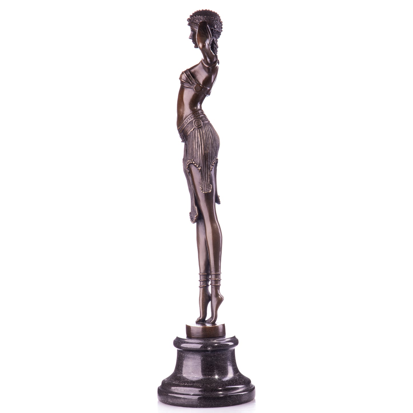 Statue en Bronze Danseuse Scarabée Chiparus