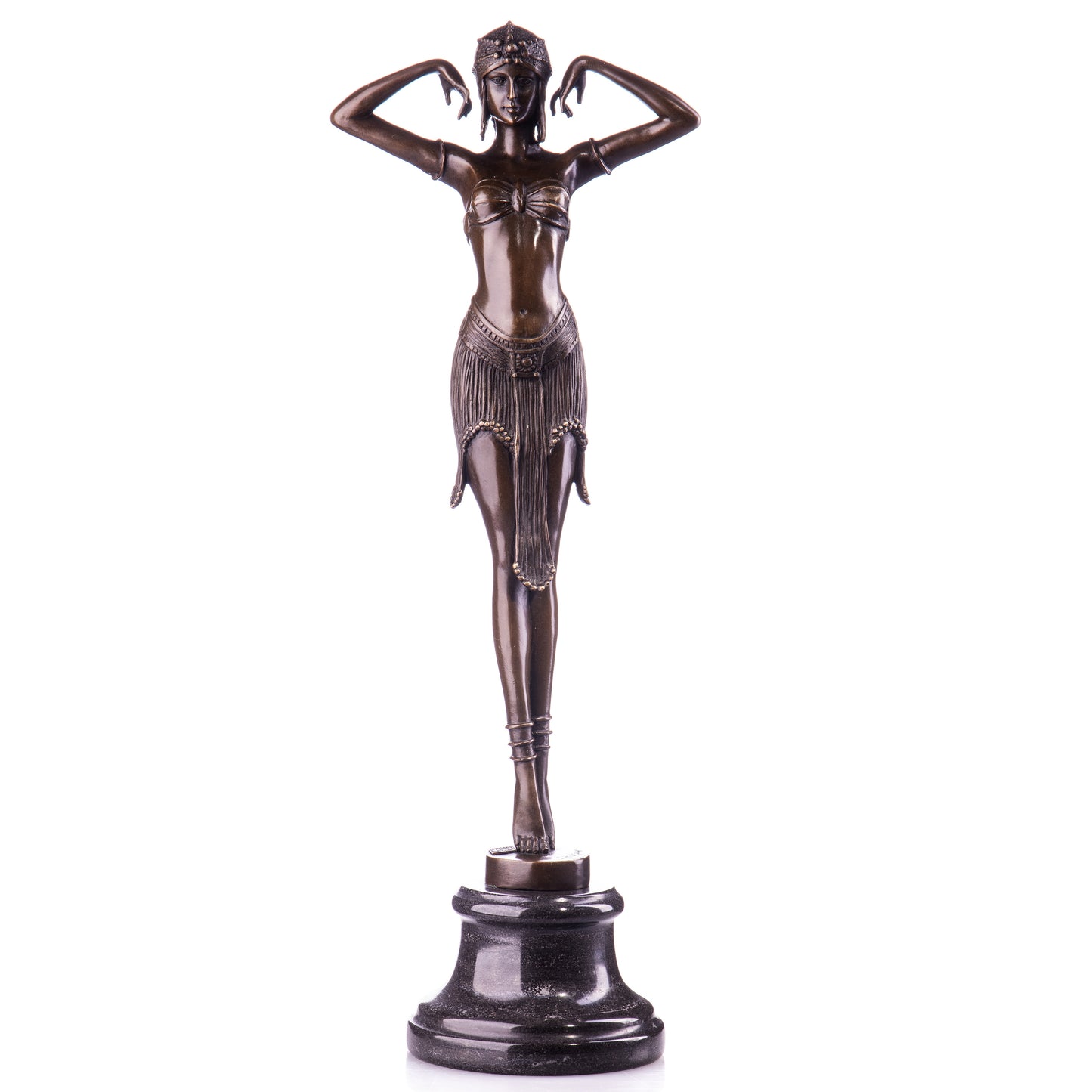 Statue en Bronze Danseuse Scarabée Chiparus