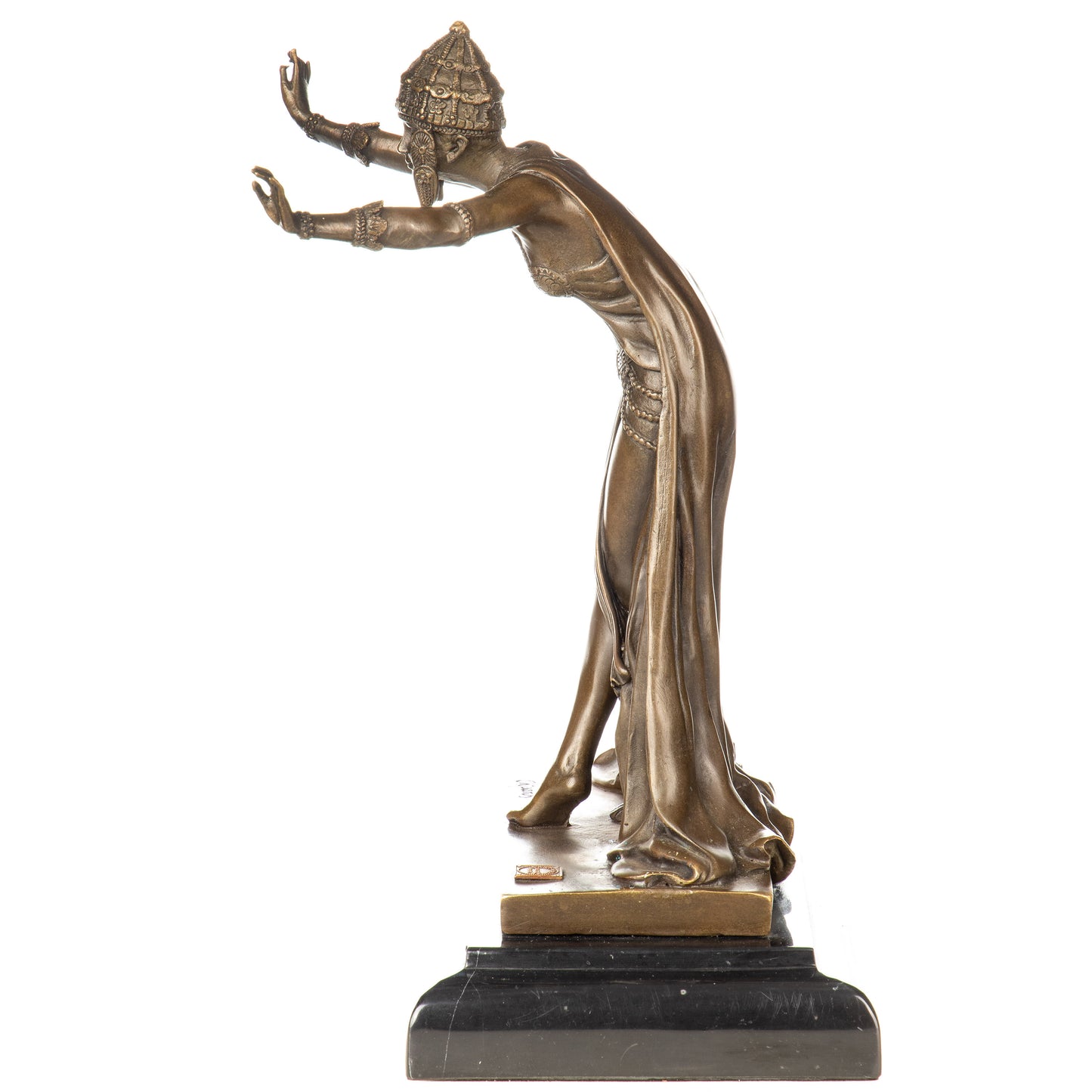 Statue en Bronze Danseuse Art-déco chiparus