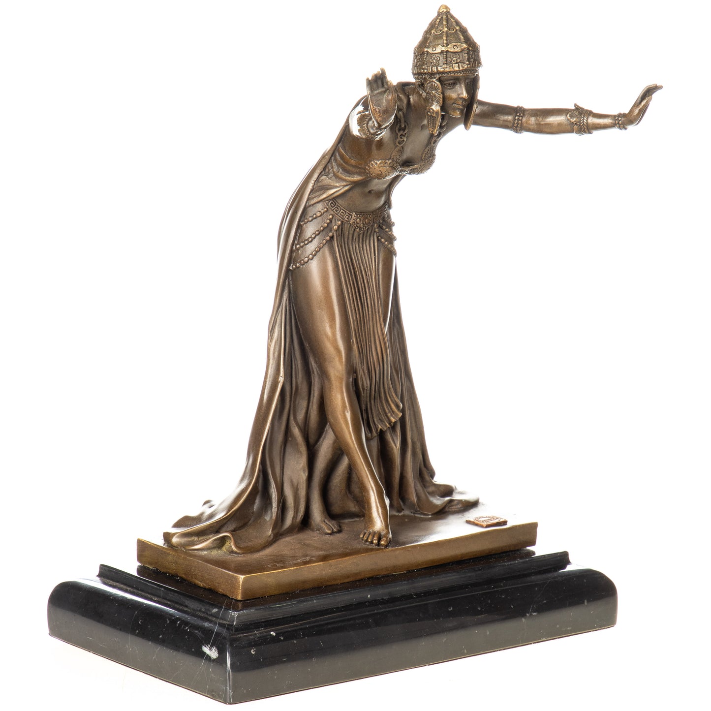 Statue en Bronze Danseuse Art-déco chiparus