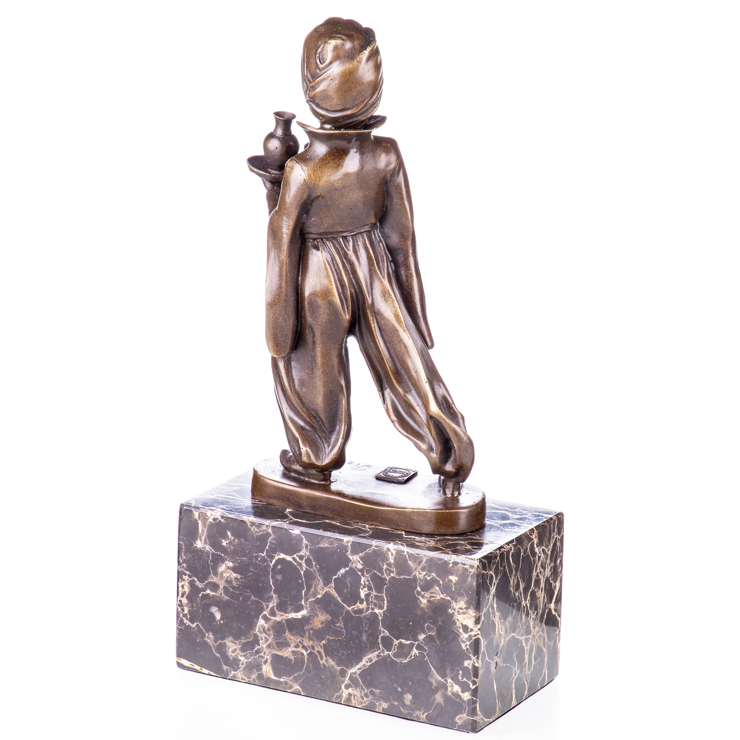 Statue en Bronze Serveur oriental
