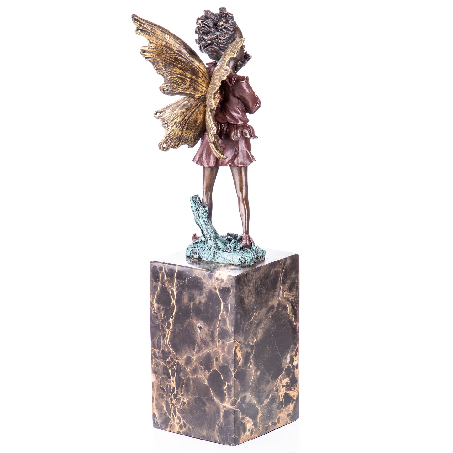 Statue en Bronze Elfe coloré