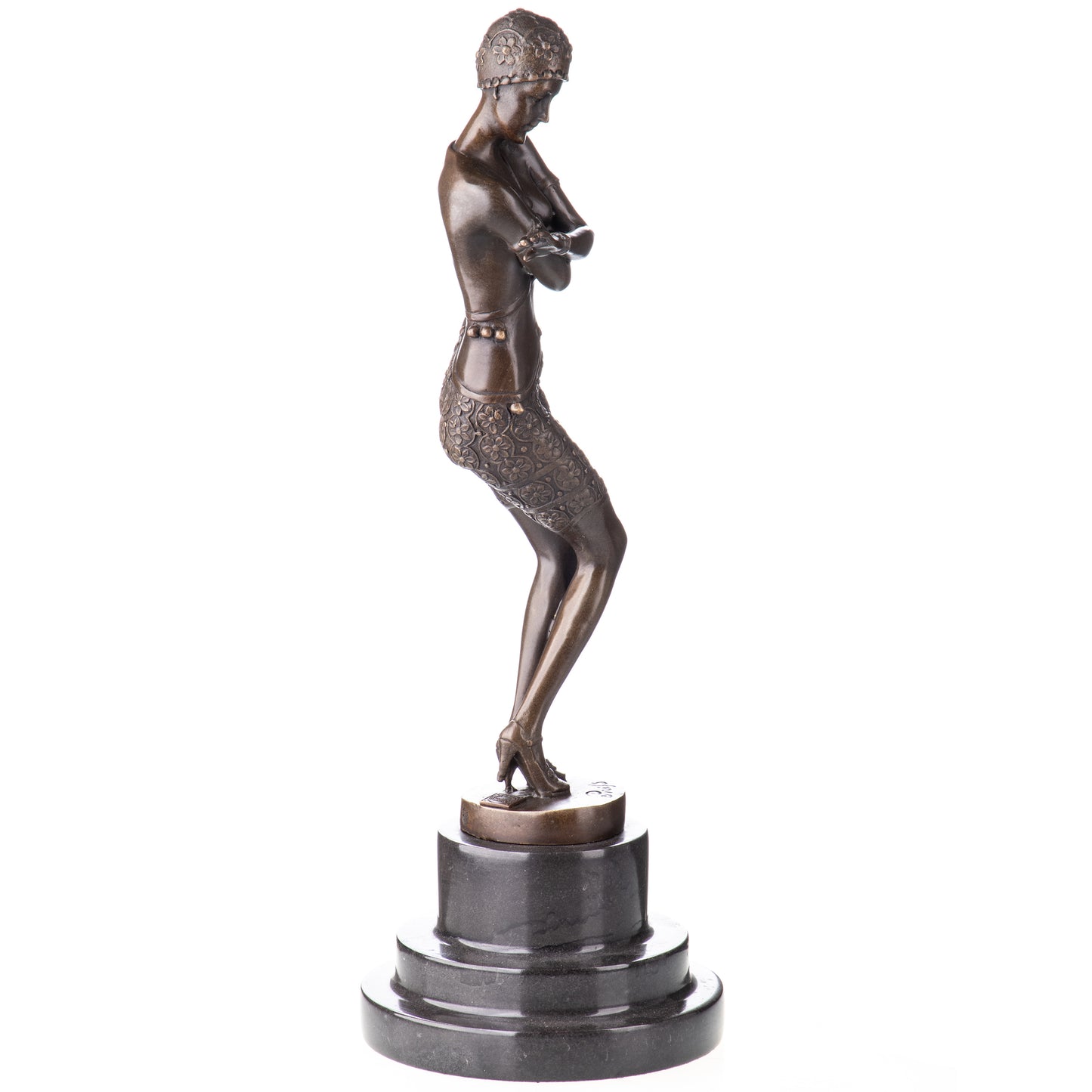 Statue en Bronze Danseuse timide