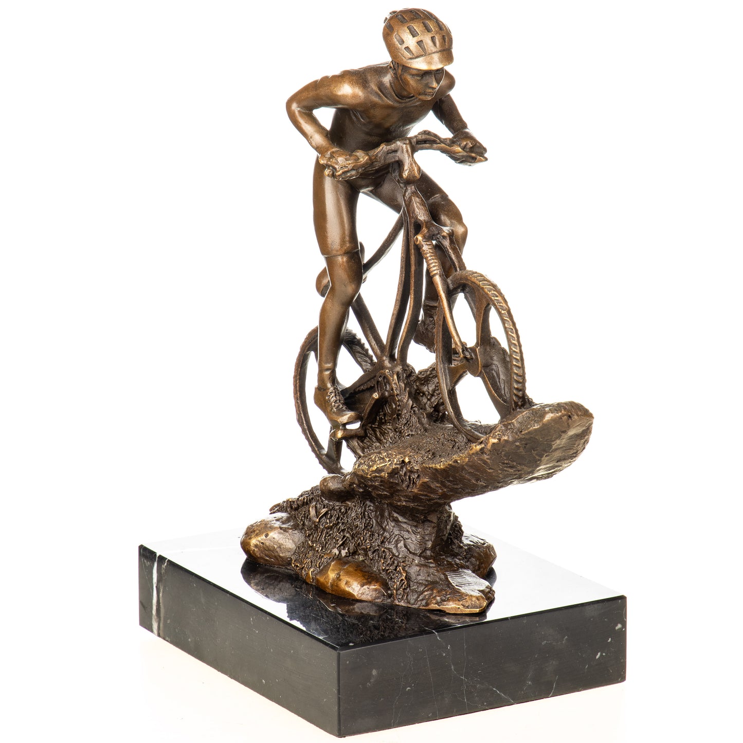 Statue en Bronze Vététiste