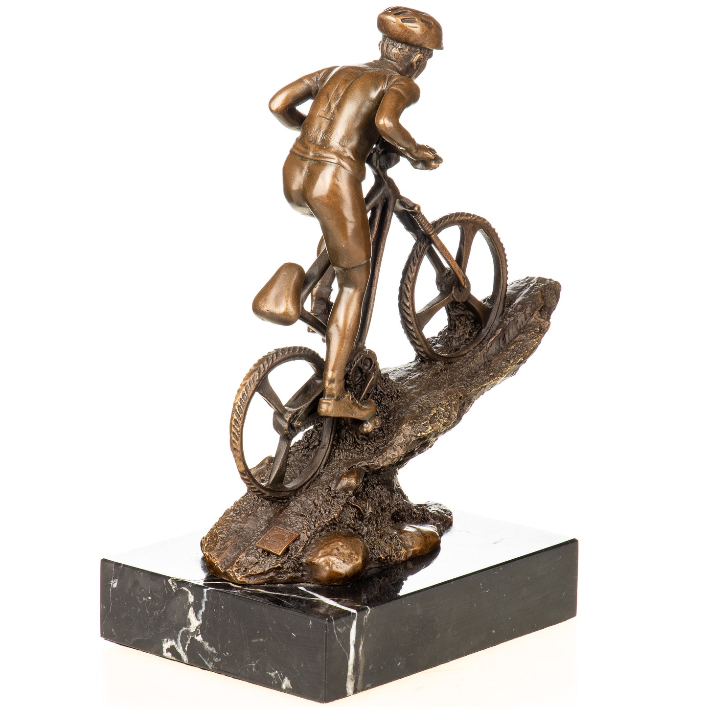 Statue en Bronze Vététiste