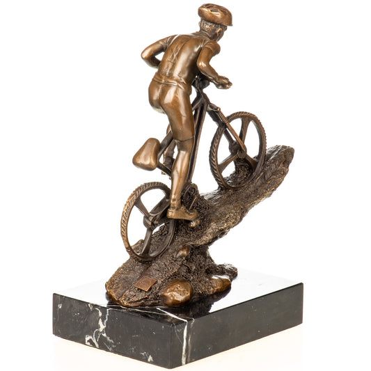 Statue en Bronze Vététiste