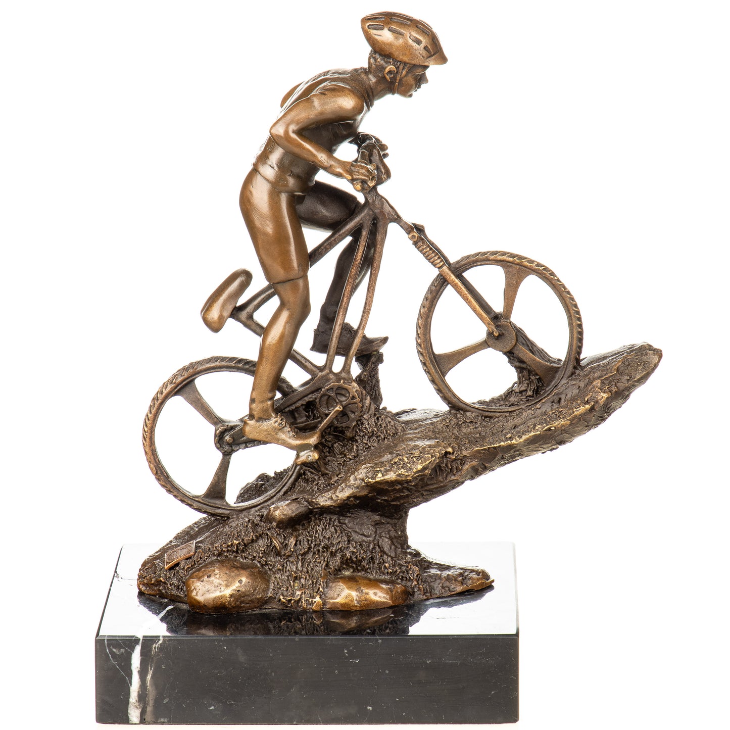 Statue en Bronze Vététiste