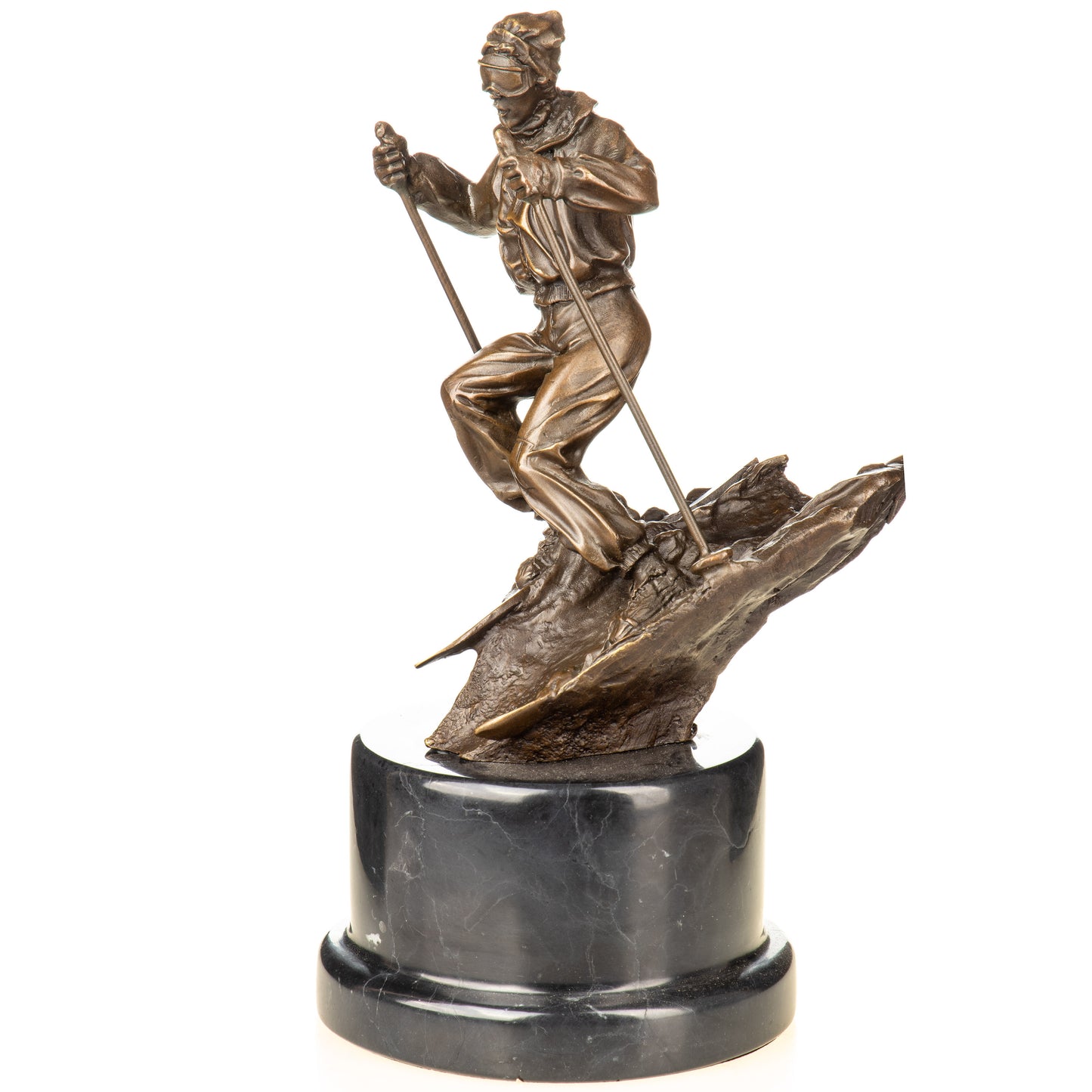Statue en Bronze Skieur