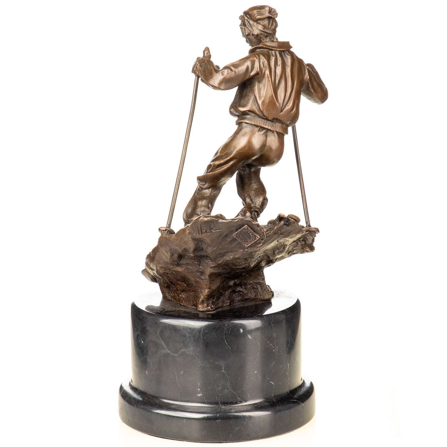 Statue en Bronze Skieur