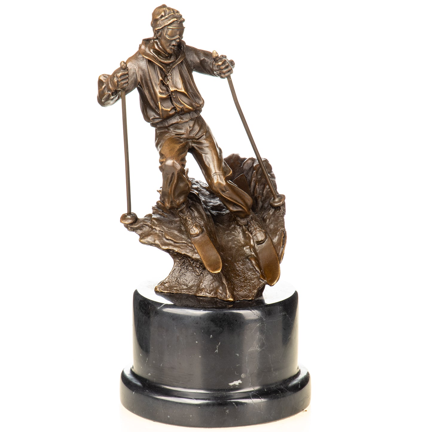 Statue en Bronze Skieur