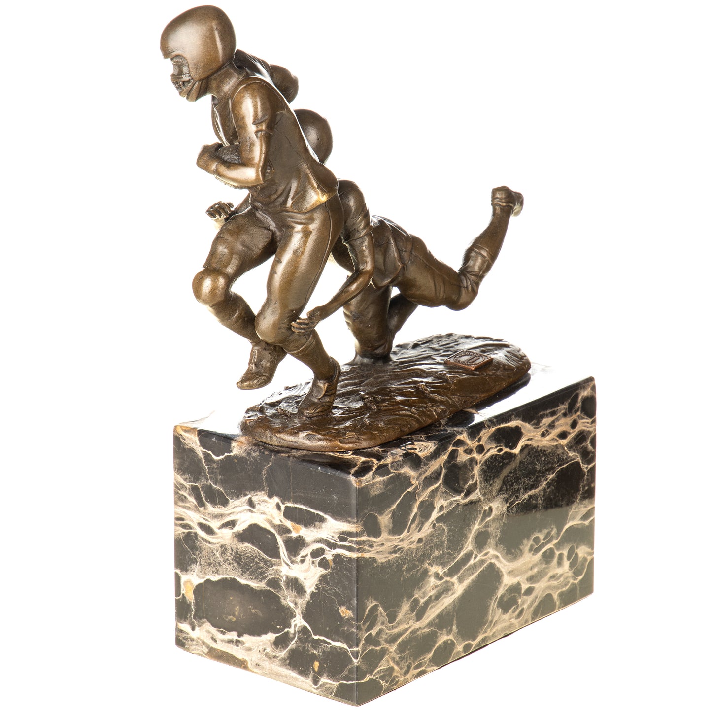 Statue en Bronze Football Américain