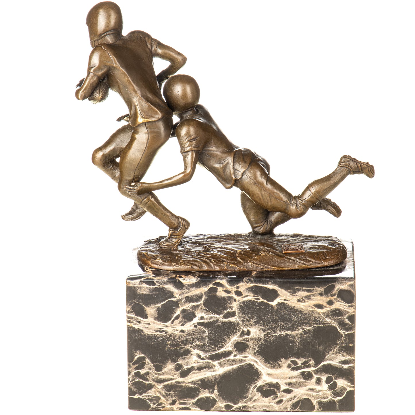 Statue en Bronze Football Américain