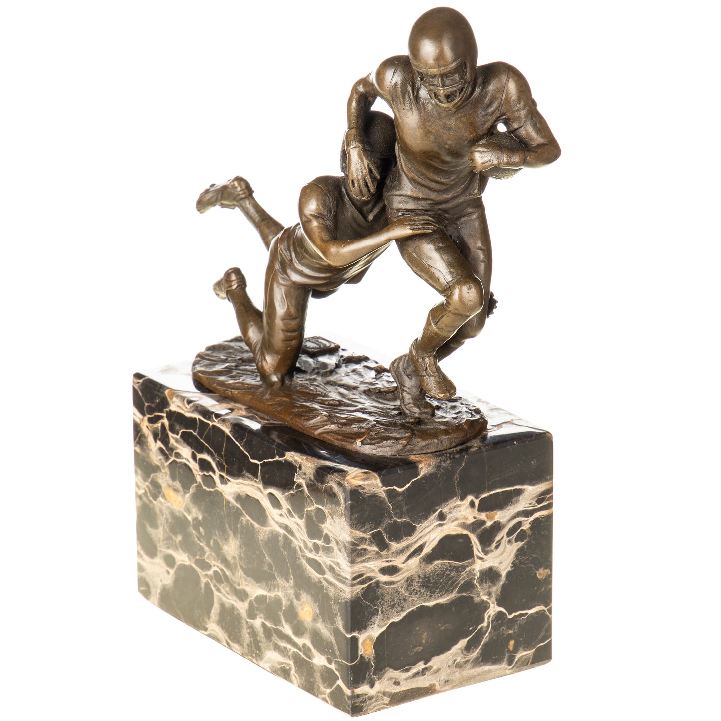 Statue en Bronze Football Américain