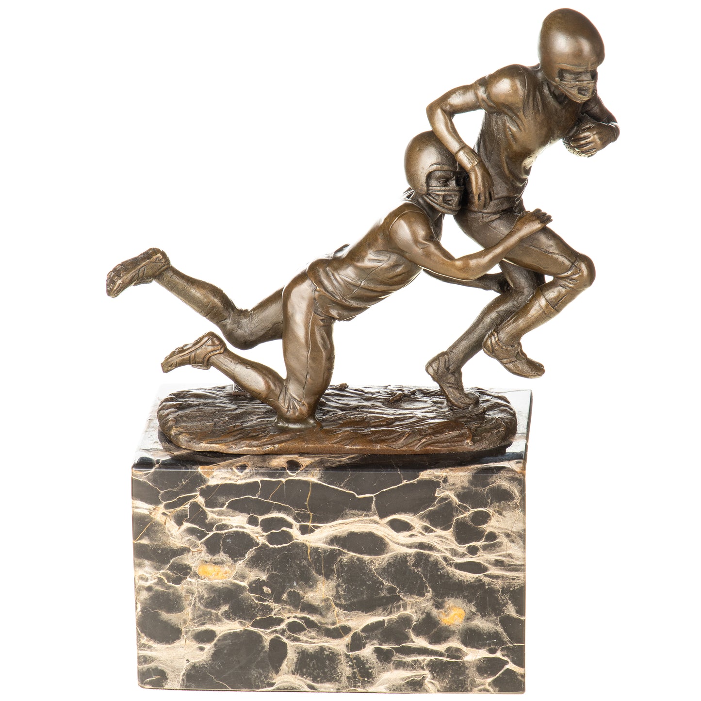 Statue en Bronze Football Américain