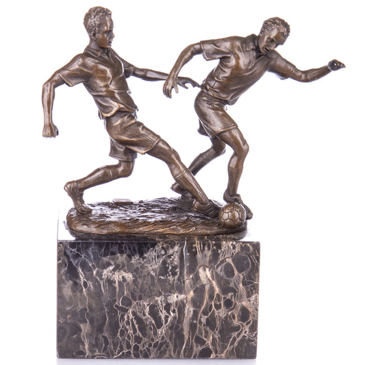 Statue en Bronze Footballeur