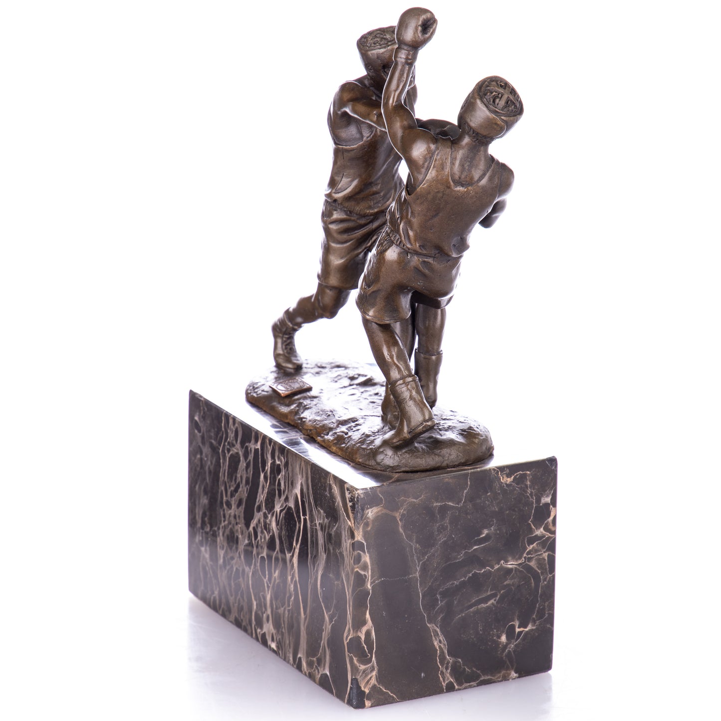Statue en Bronze Combat de Boxe