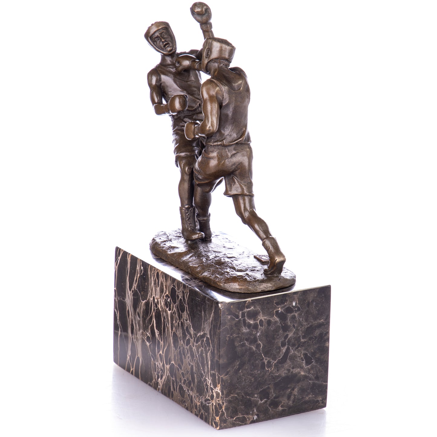 Statue en Bronze Combat de Boxe
