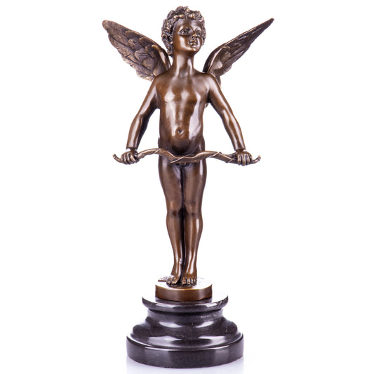 Statue en Bronze Ange Cupidon « Vici »