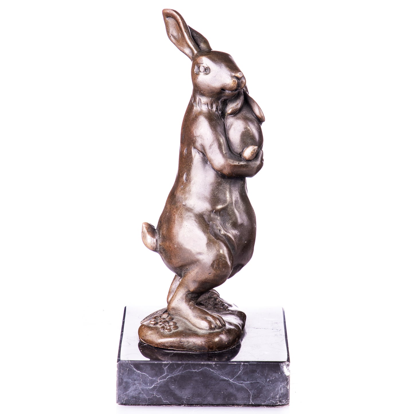 Statue en Bronze Lapin et son petit