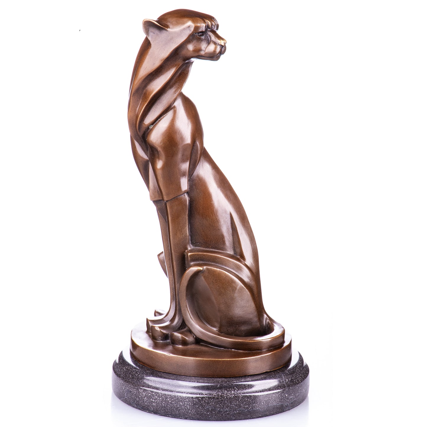 Statue en Bronze Panthère Moderne