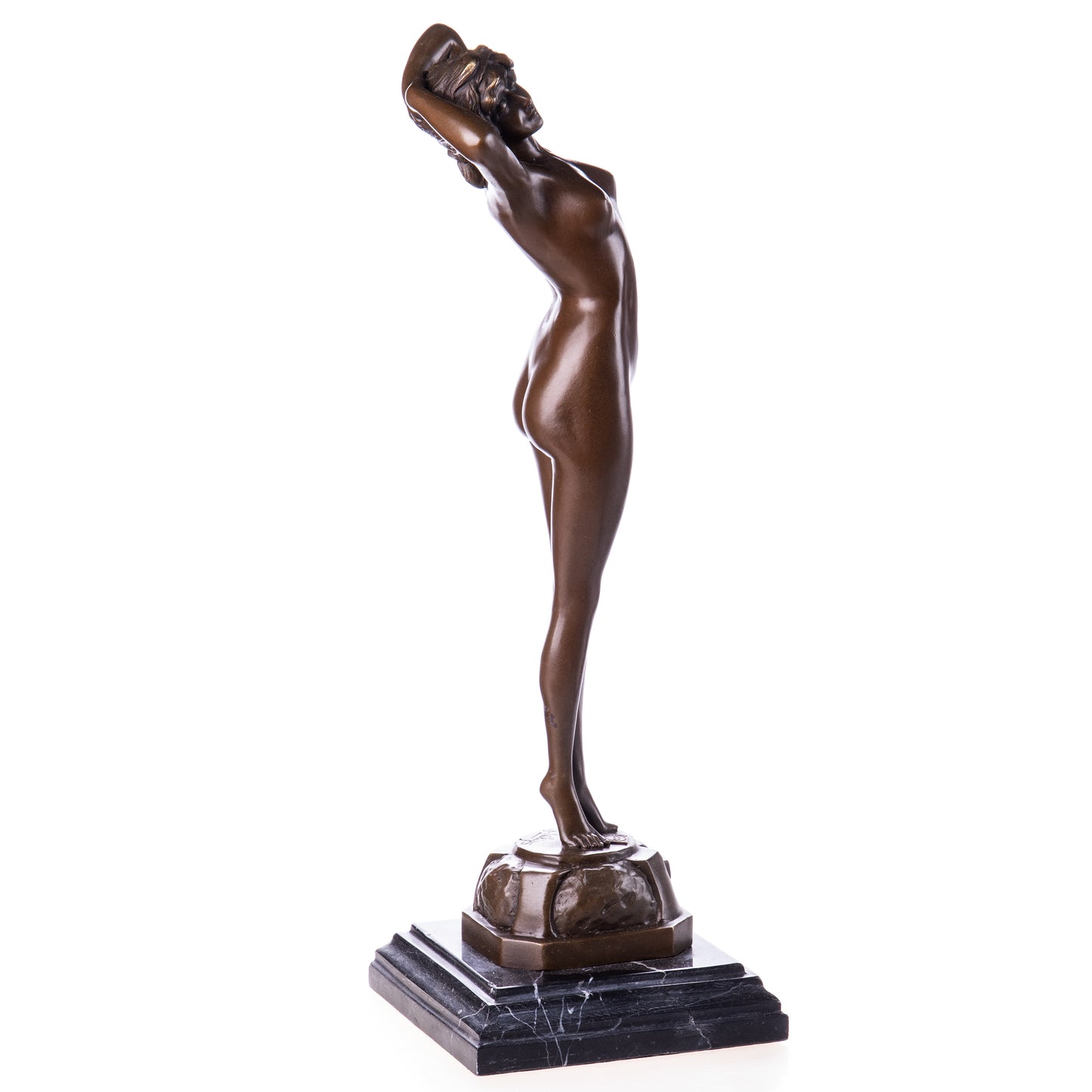 Statue en Bronze Femme Nue "Reveil"