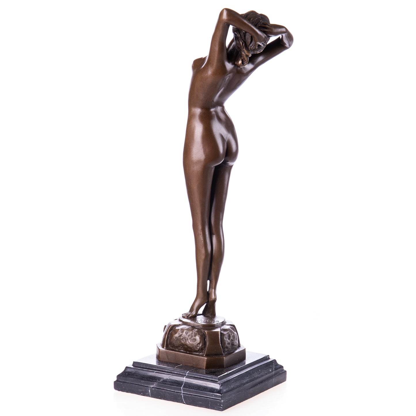 Statue en Bronze Femme Nue "Reveil"