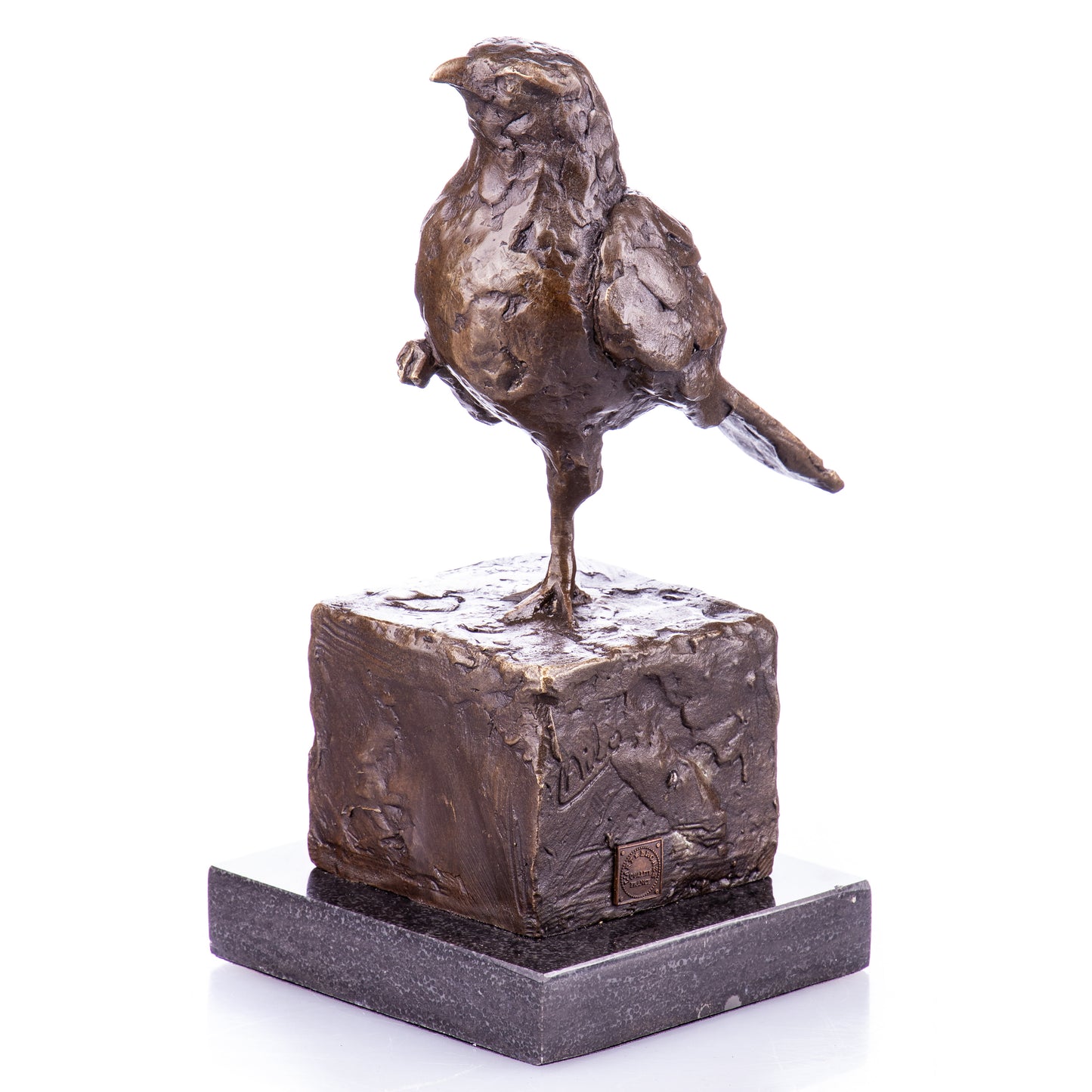Statue en Bronze Moineau