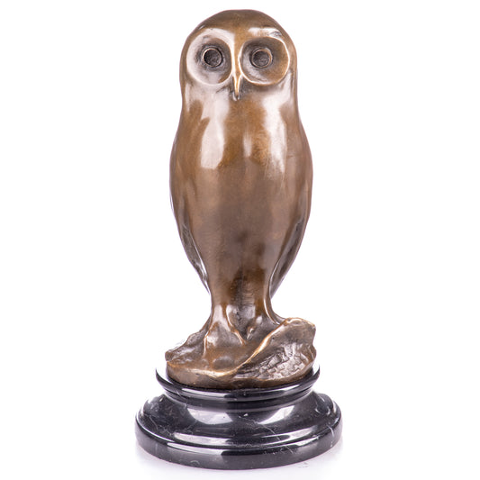 Statue en Bronze chouette