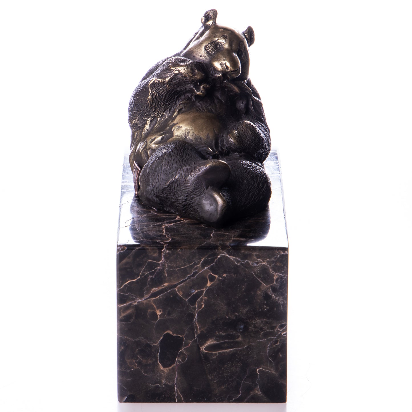Statue en Bronze Panda couché