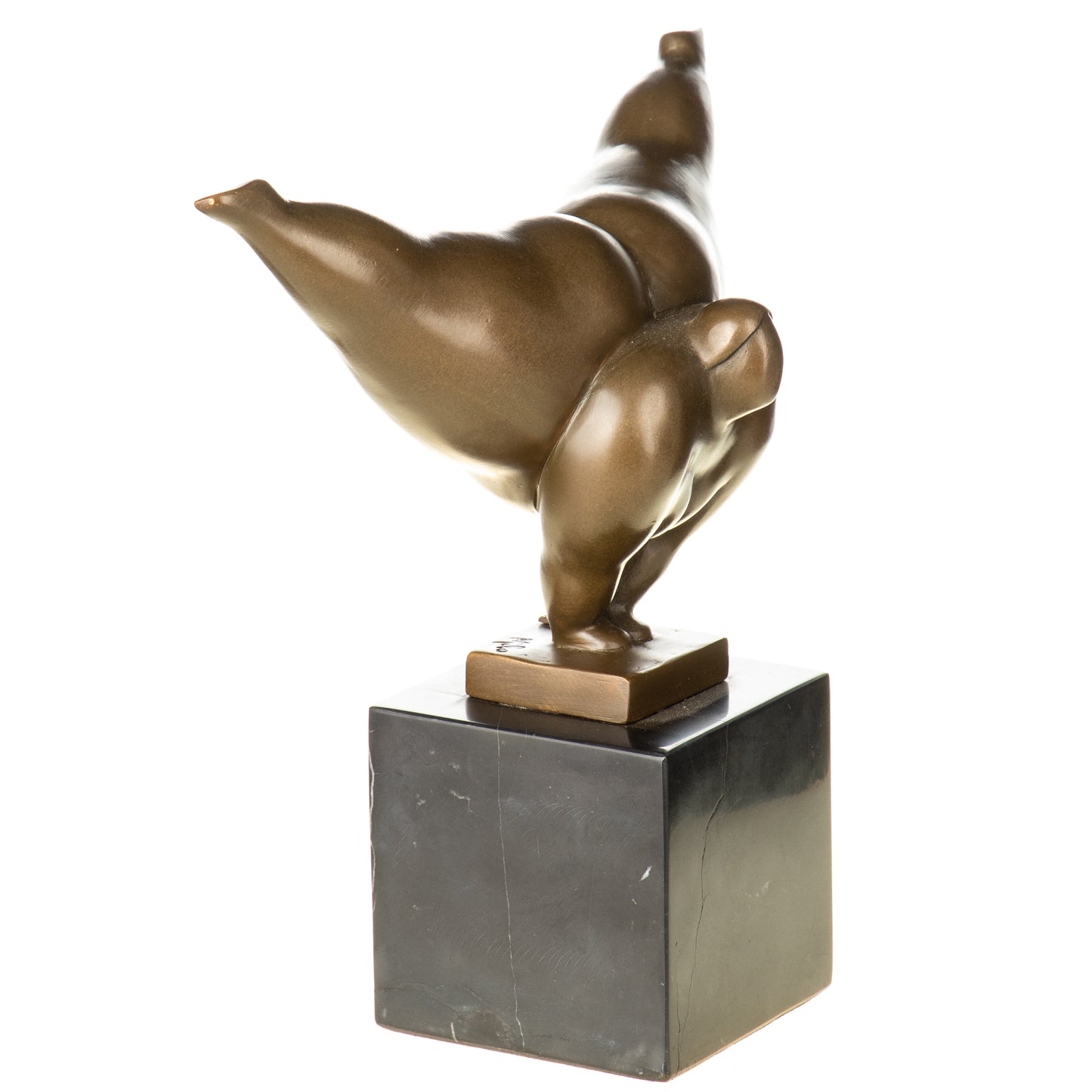 Statue en Bronze Danseuse Femme Nue Abstraite style Botero