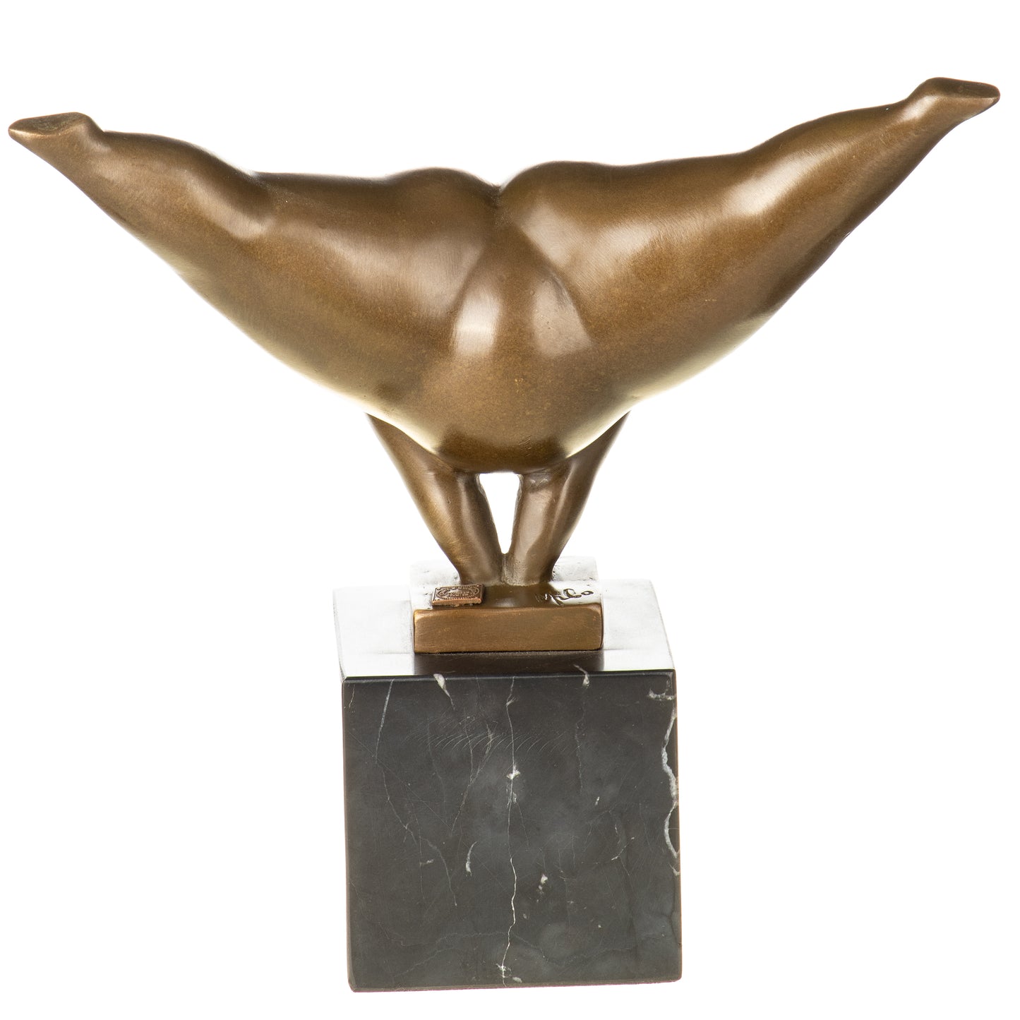 Statue en Bronze Danseuse Femme Nue Abstraite style Botero