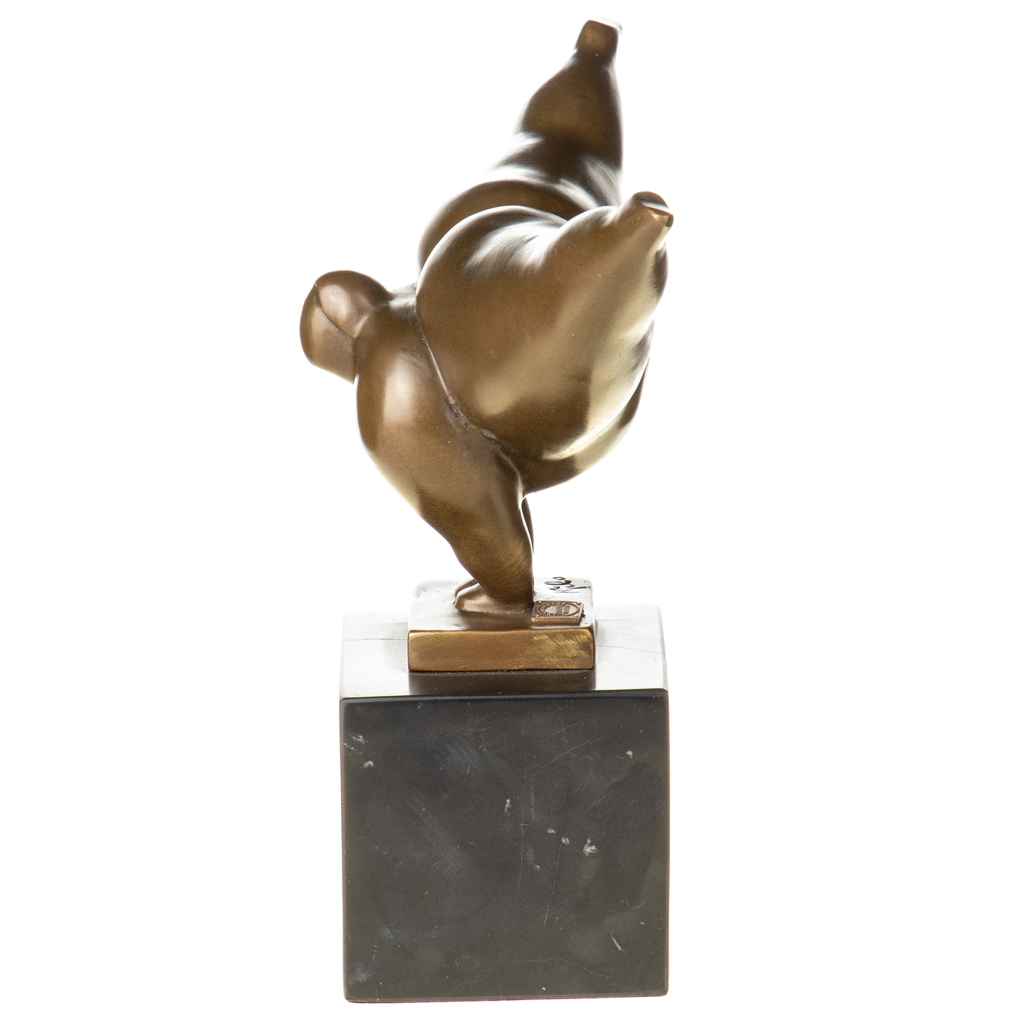 Statue en Bronze Danseuse Femme Nue Abstraite style Botero