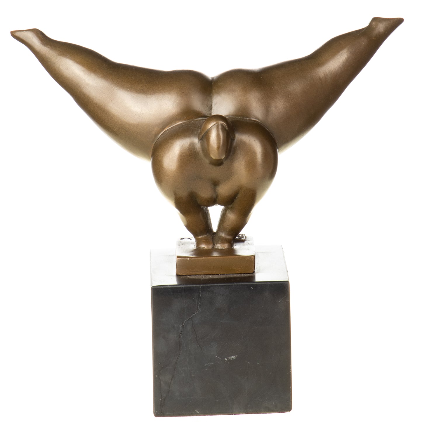 Statue en Bronze Danseuse Femme Nue Abstraite style Botero