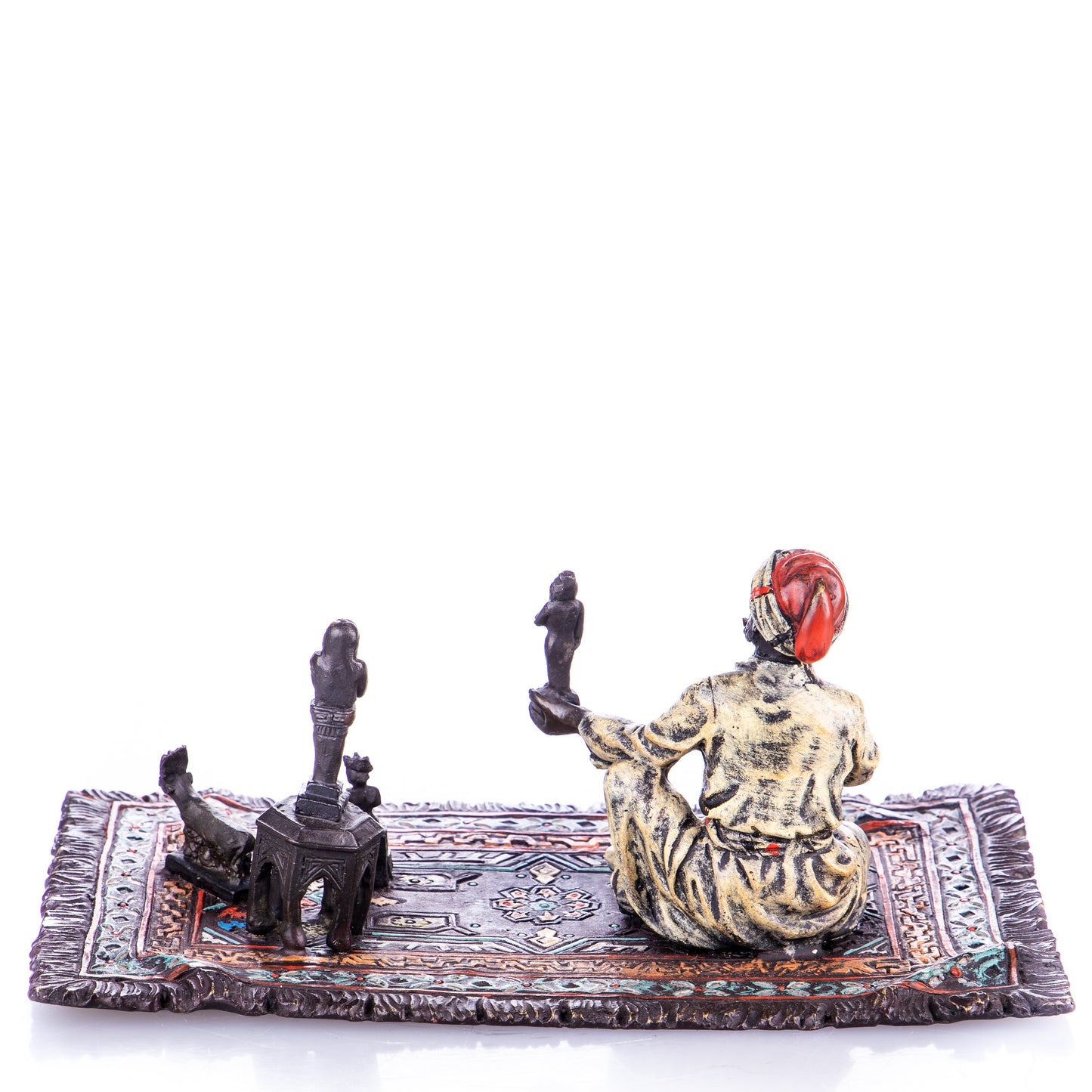 Statue en Bronze Vendeur Arabe