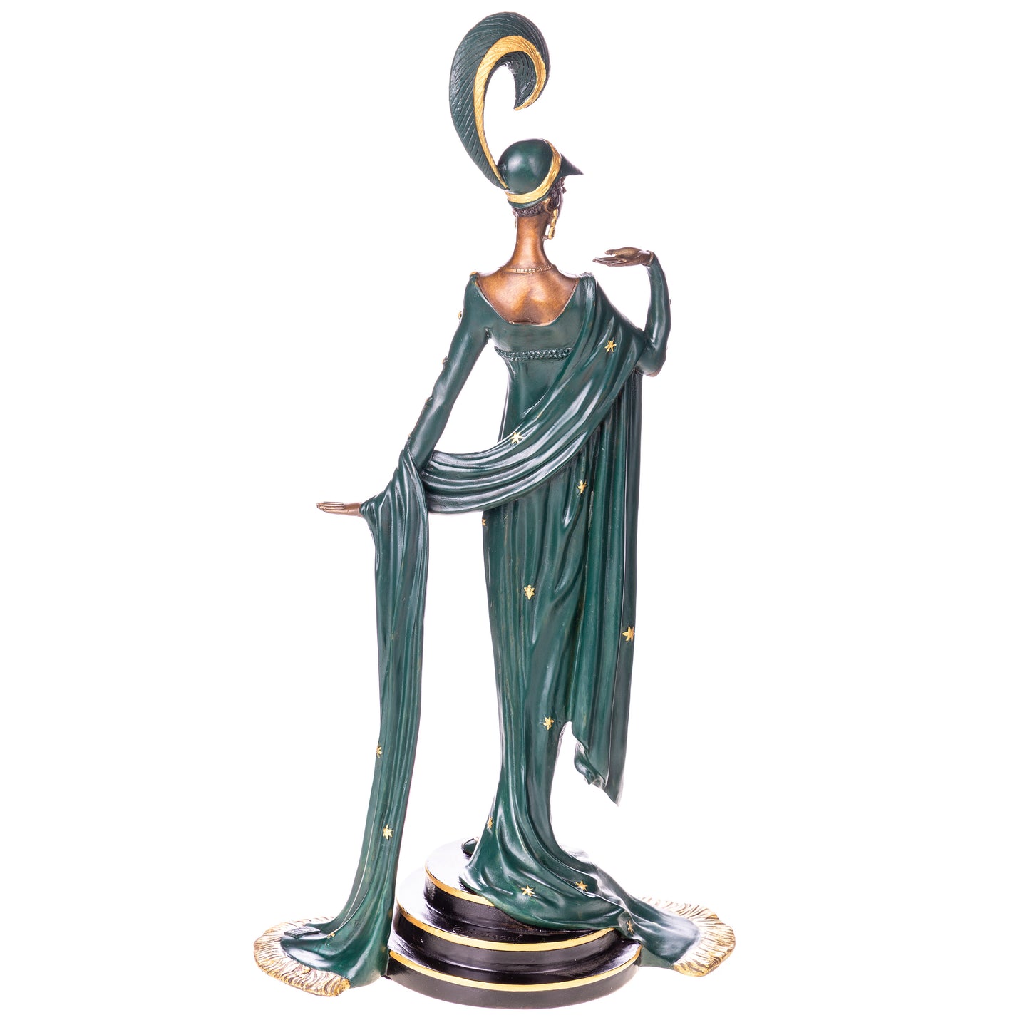 Statue en Bronze Femme Art Deco