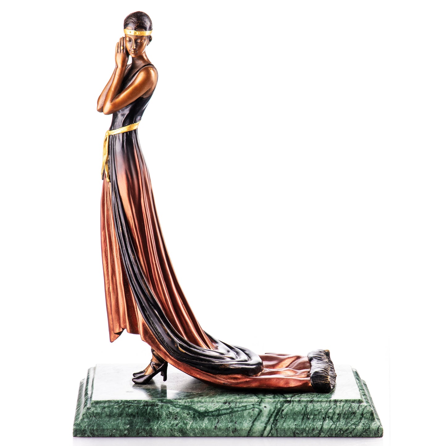 Statue en Bronze Danseuse Art-déco