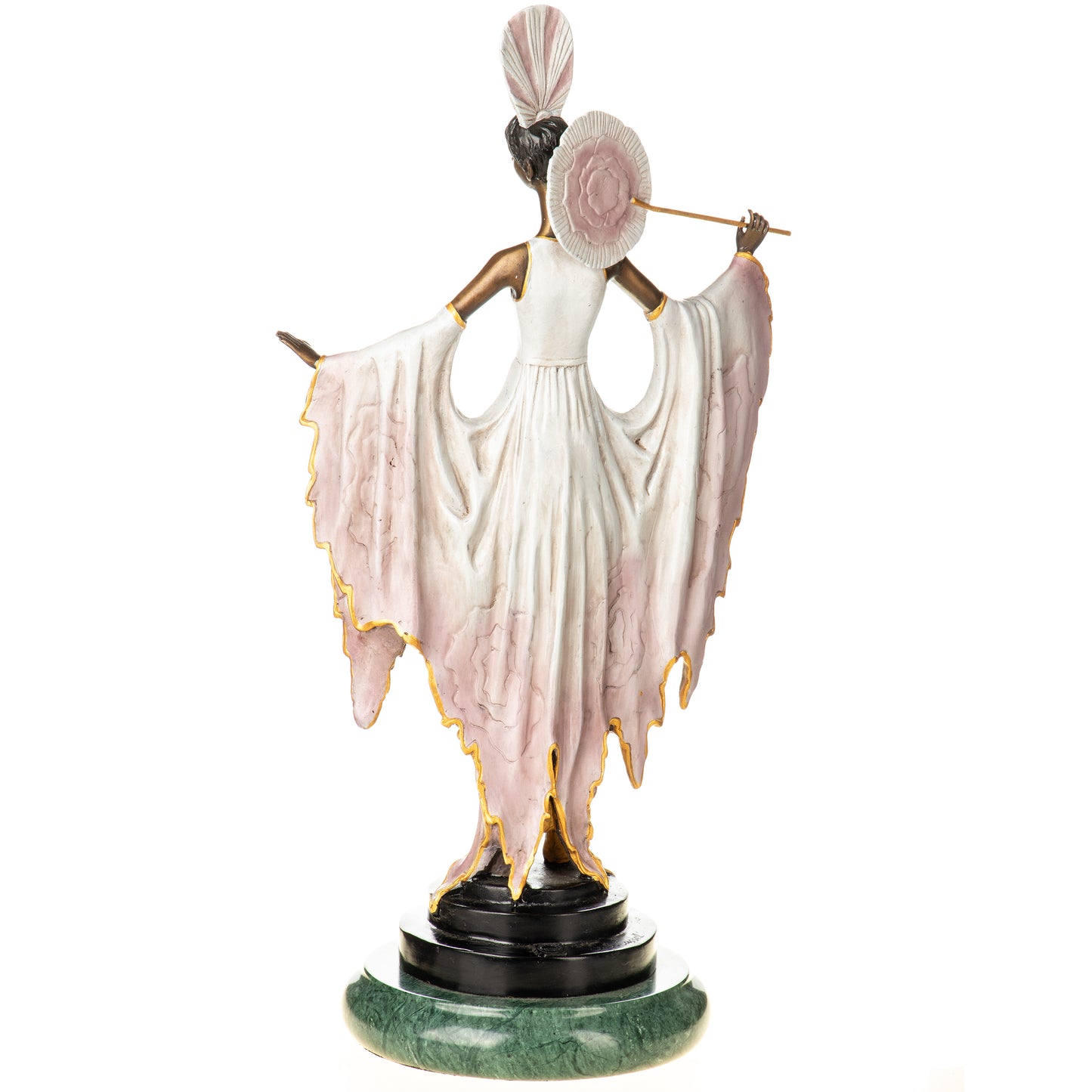 Statue en Bronze Femme à l'éventail