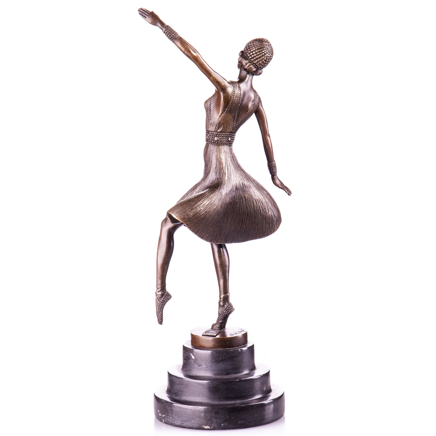 Statue en Bronze Danseuse Art-déco